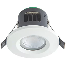 Fixed Fire Rated LED CCT Downlight Matt White 7W 720lm 6 Pack